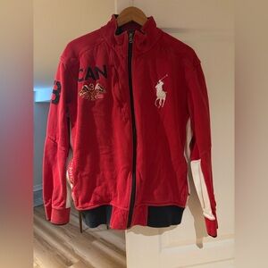 Red Polo by Ralph Lauren Full zip Sweater